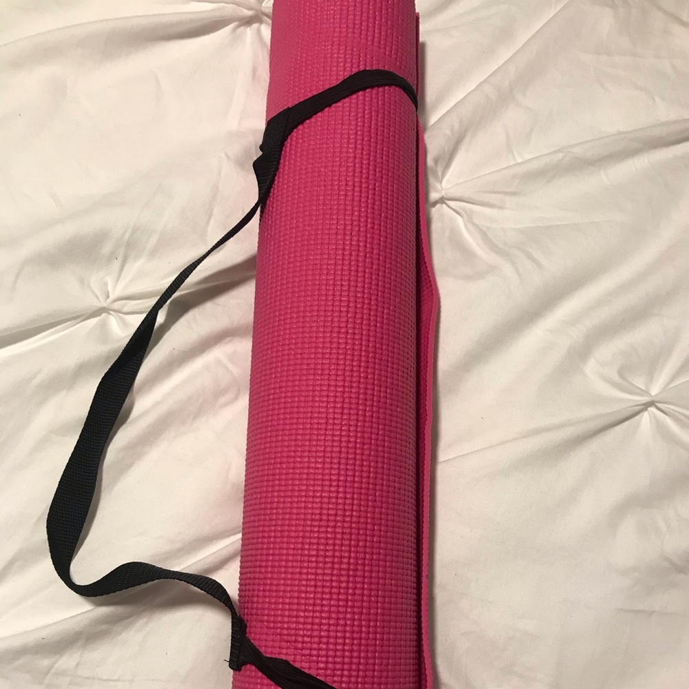 Pink yoga mat